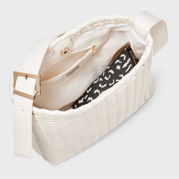 Woven Bucket Bag - A New Day - White - Picture 3 of 4